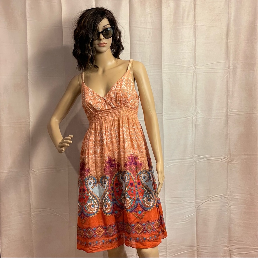 DEREK HEART.  Summery, cotton dress, size L. Cute!